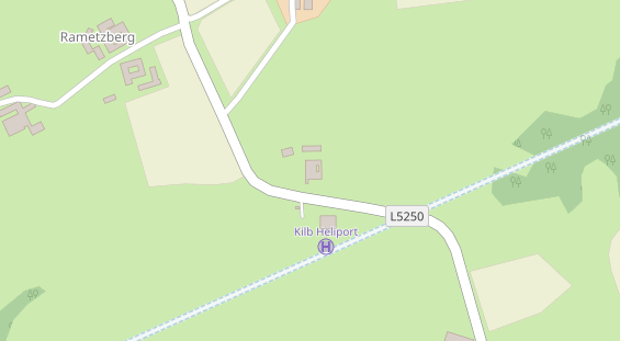 Pension auf Satellitenbild