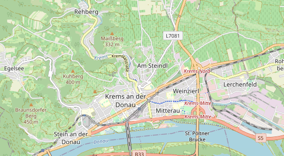 Pension auf Karte