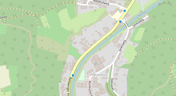 Pension auf Satellitenbild