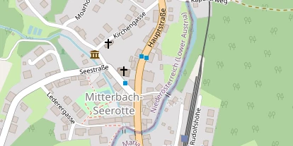 Pension auf Satellitenbild