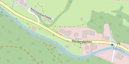 Pension auf Satellitenbild
