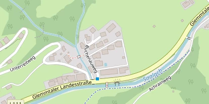 Pension auf Satellitenbild