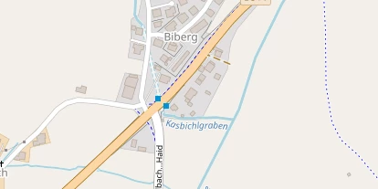 Pension auf Satellitenbild