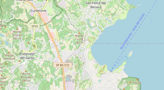 Pension auf Karte