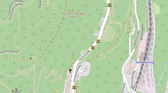 Pension auf Satellitenbild