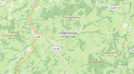Pension auf Karte