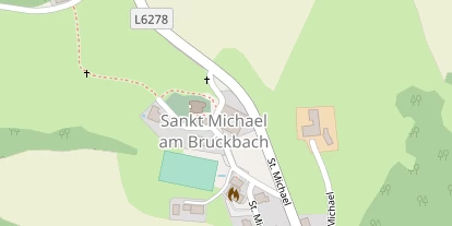 Pension auf Satellitenbild
