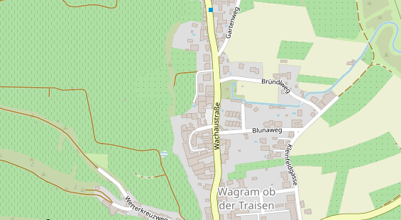 Pension auf Satellitenbild