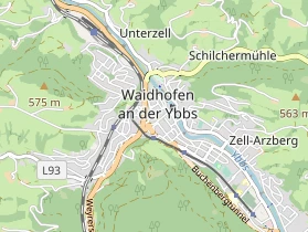 Pension auf Karte