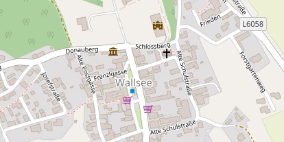 Pension auf Satellitenbild