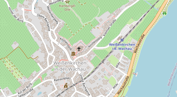 Pension auf Satellitenbild