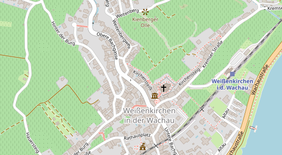 Pension auf Satellitenbild