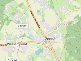 Pension auf Karte