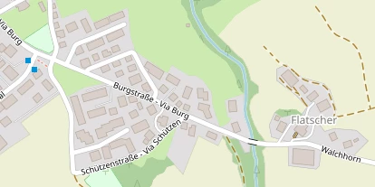 Pension auf Satellitenbild