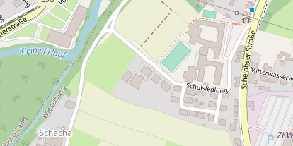 Pension auf Satellitenbild