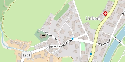 Pension auf Satellitenbild