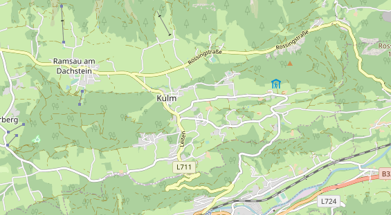 Pension auf Karte