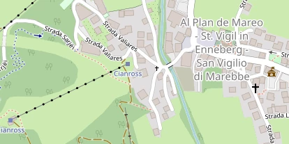 Pension auf Satellitenbild