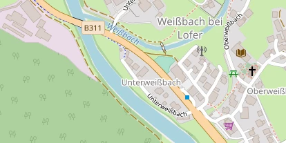 Pension auf Satellitenbild