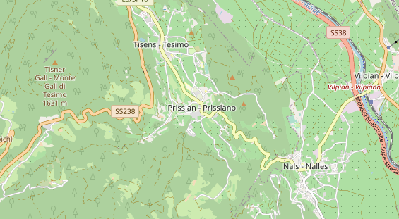 Pension auf Karte