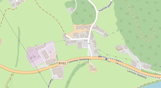 Pension auf Satellitenbild