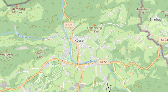 Pension auf Karte
