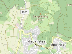 Pension auf Karte