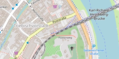 Pension auf Satellitenbild