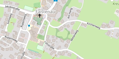 Pension auf Satellitenbild