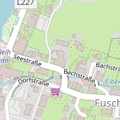 Pension auf Karte