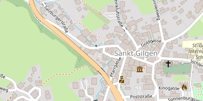 Pension auf Satellitenbild