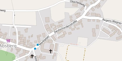 Pension auf Satellitenbild