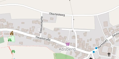 Pension auf Satellitenbild