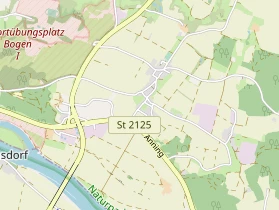 Pension auf Karte