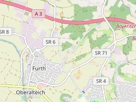 Pension auf Karte