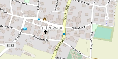 Pension auf Satellitenbild