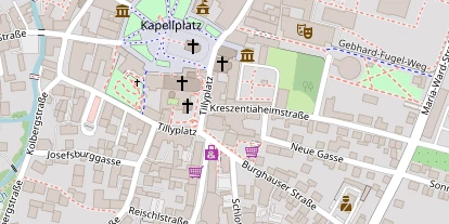 Pension auf Satellitenbild