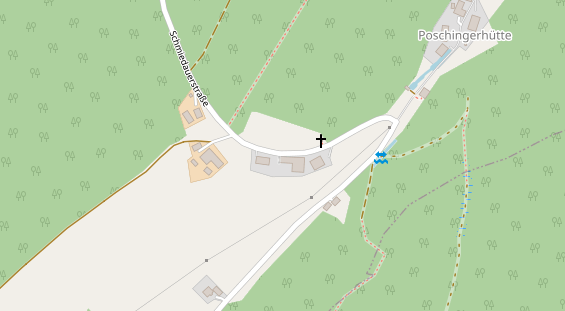 Pension auf Satellitenbild