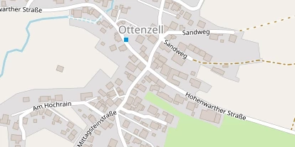 Pension auf Satellitenbild