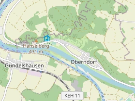 Pension auf Karte