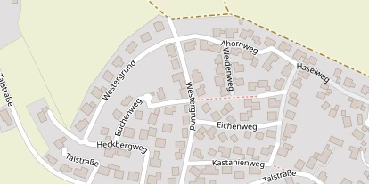 Pension auf Satellitenbild