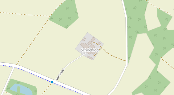 Pension auf Satellitenbild