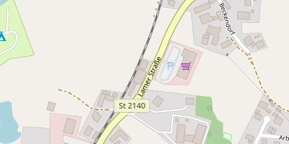 Pension auf Satellitenbild