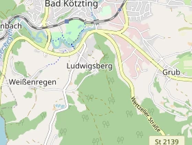 Pension auf Karte