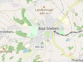 Pension auf Karte