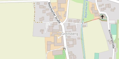 Pension auf Satellitenbild