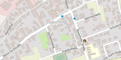 Pension auf Satellitenbild