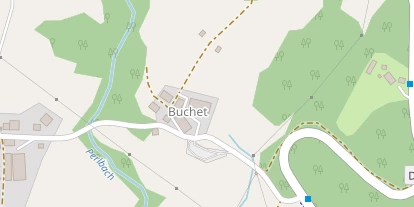 Pension auf Satellitenbild
