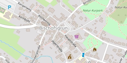 Pension auf Satellitenbild