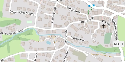 Pension auf Satellitenbild